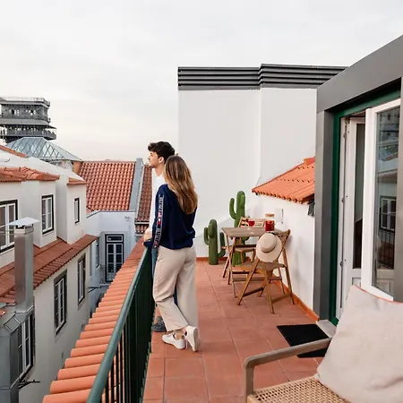 Downtown-terrasse Fabelhafte Aussichten Romantisches Penthouse By Interhome Lissabon
