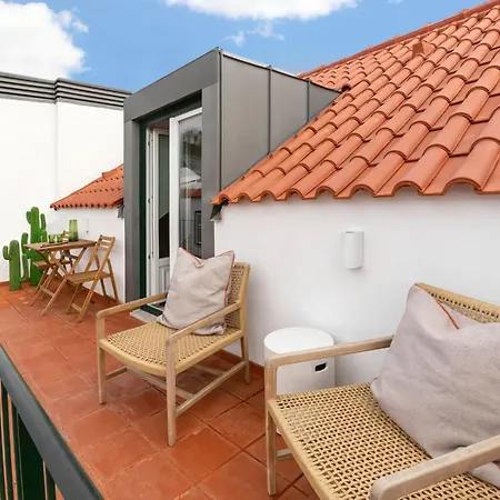 Downtown-terrasse Fabelhafte Aussichten Romantisches Penthouse By Interhome Lizbona
