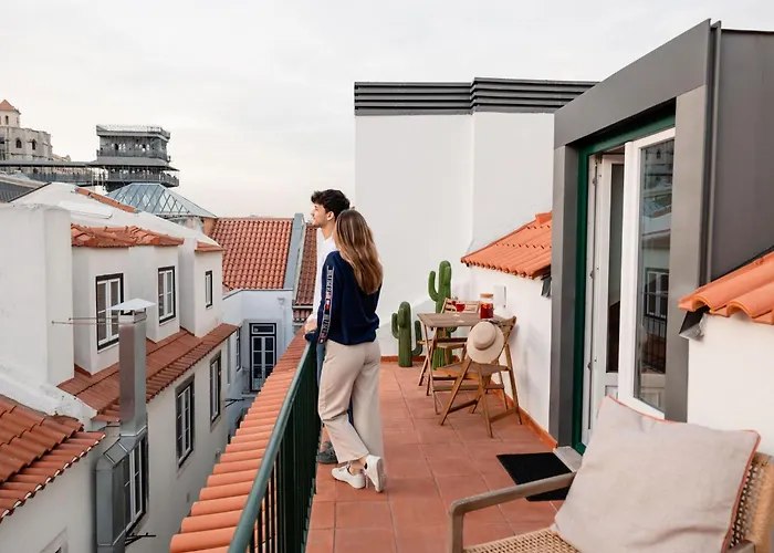 Downtown-terrasse Fabelhafte Aussichten Romantisches Penthouse By Interhome Lisboa